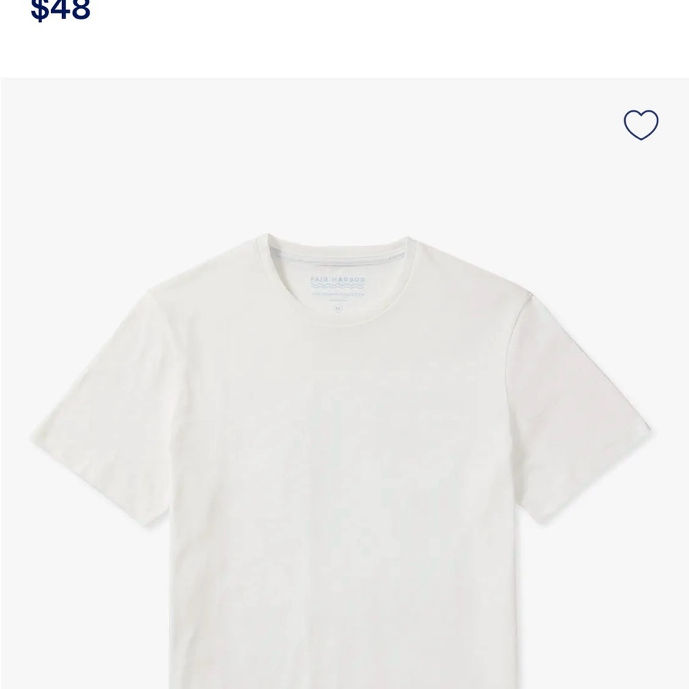 Fair Harbor Men's Kismet Tee White Size:XL
